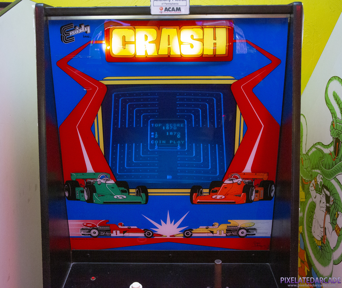 Crash Photo: Crash arcade cabinet - Front