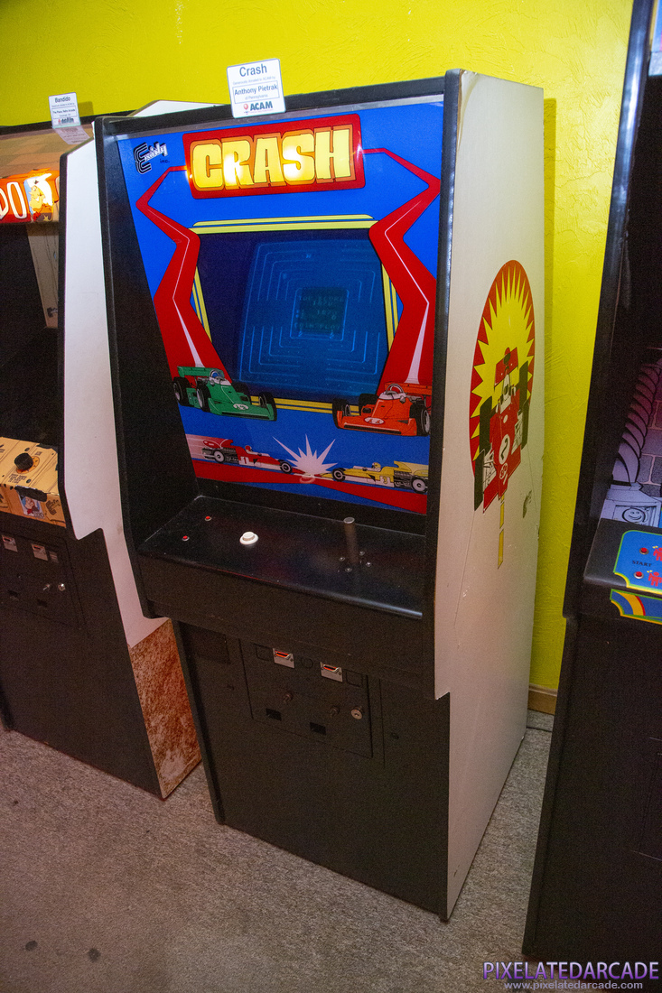 Crash Photo: Crash arcade cabinet