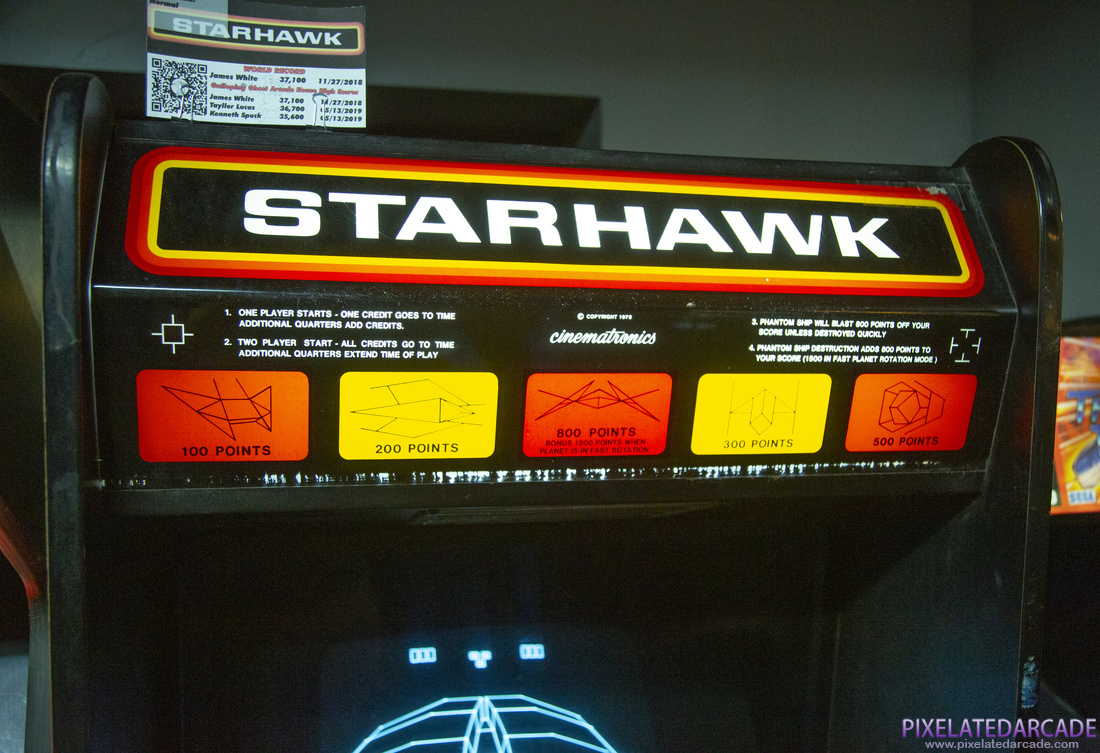 Starhawk Photo: Starhawk arcade cabinet - Marquee
