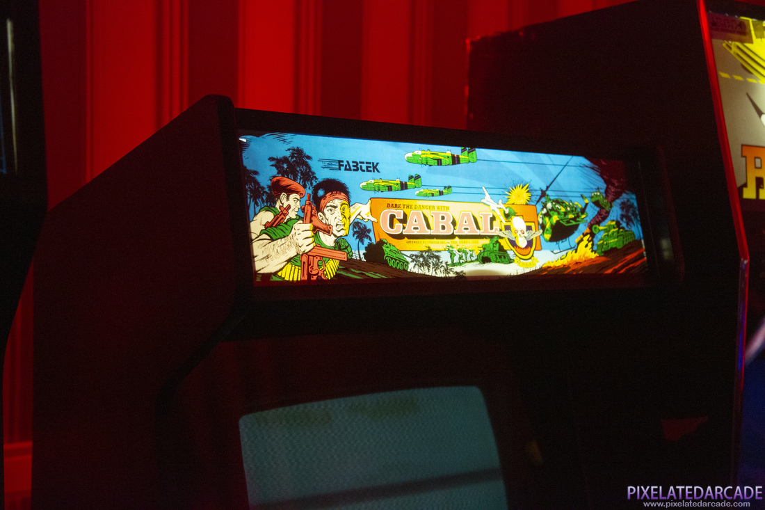 Cabal Photo: Cabal arcade cabinet - Marquee