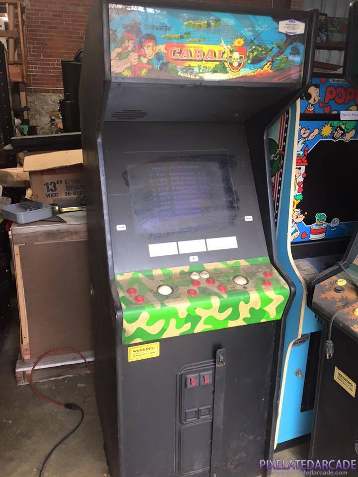 Cabal Photo: Cabal arcade cabinet
