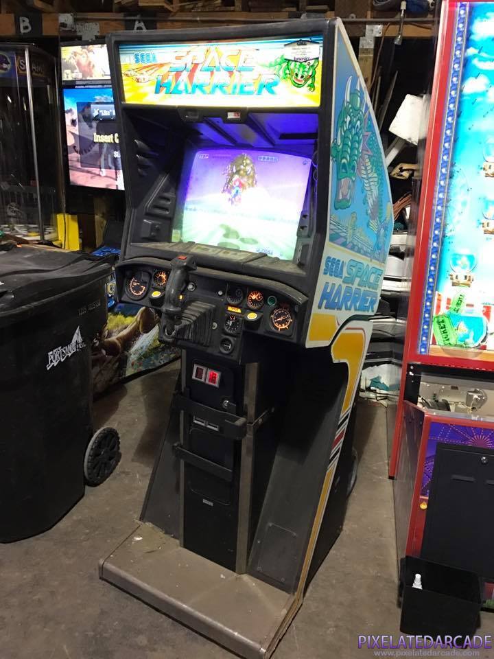 Space Harrier Photo: Space Harrier arcade cabinet