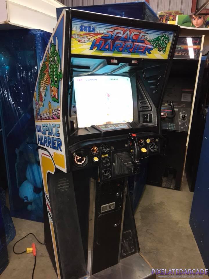 Space Harrier Photo: Space Harrier arcade cabinet