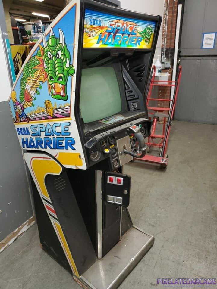 Space Harrier Photo: Space Harrier arcade cabinet