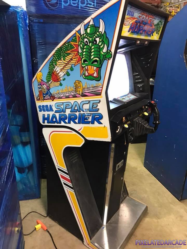 Space Harrier Photo: Space Harrier arcade cabinet - Left side