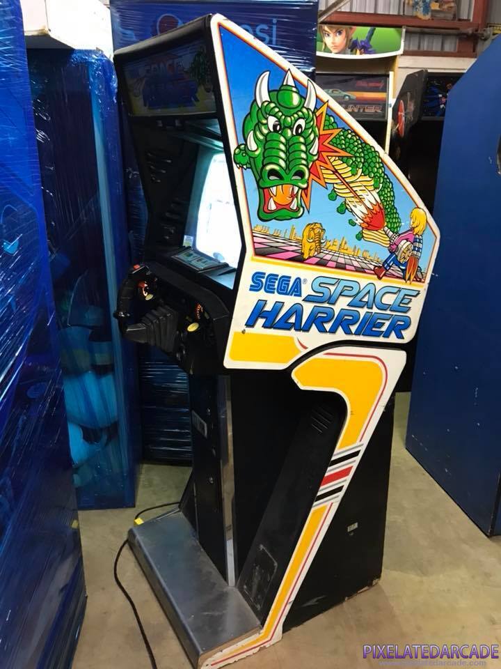 Space Harrier Photo: Space Harrier arcade cabinet - Right side