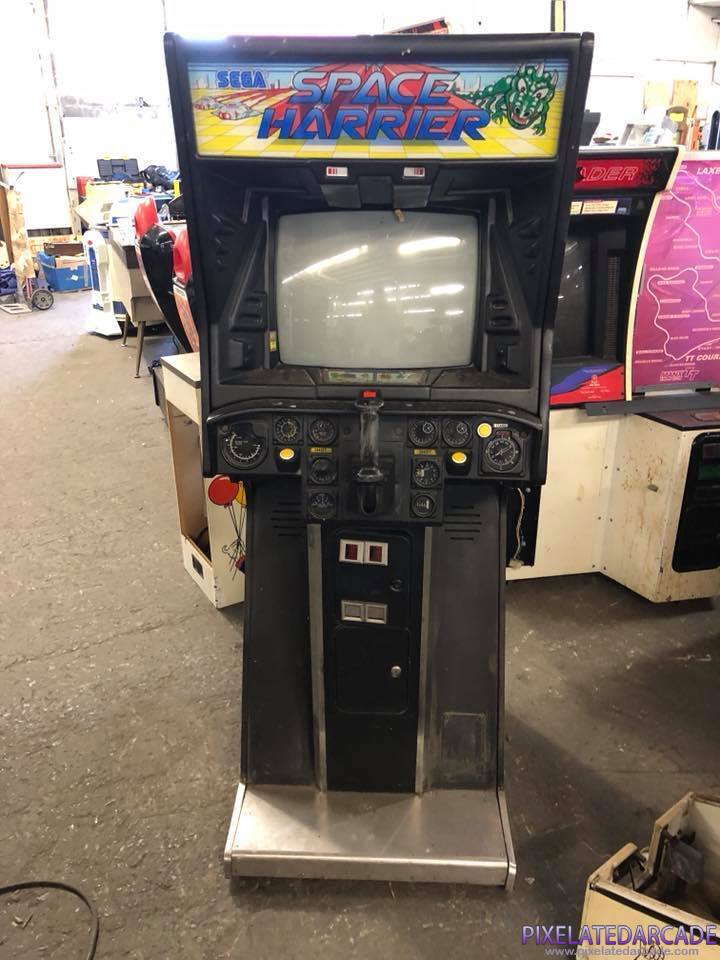Space Harrier Photo: Space Harrier arcade cabinet - Front