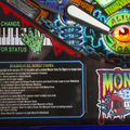 Monster Bash Limited Edition pinball cabinet - Directions card