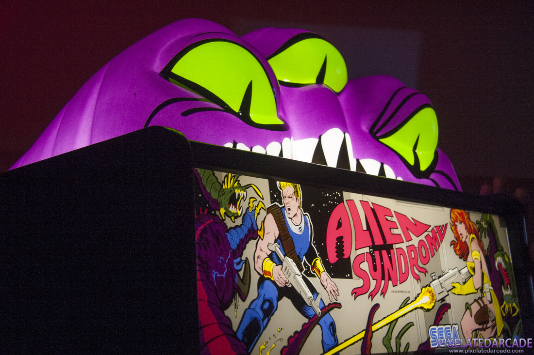 Alien Syndrome Photo: Alien Syndrome arcade marquee