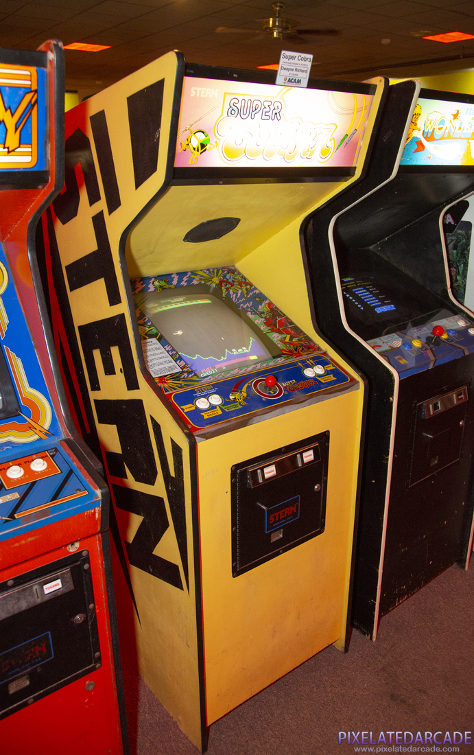 Super Cobra Photo: Super Cobra arcade cabinet