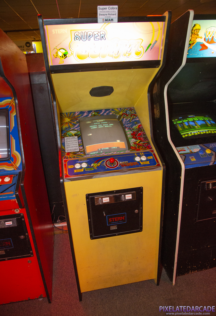 Super Cobra Photo: Super Cobra arcade cabinet