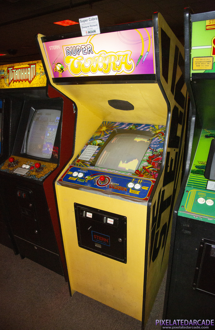 Super Cobra Photo: Super Cobra arcade cabinet