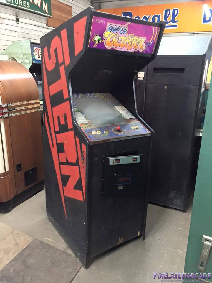 Super Cobra Photo: Super Cobra arcade cabinet