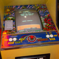 Super Cobra arcade cabinet - Controls and monitor