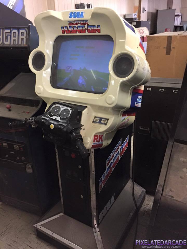 Super Hang-On Photo: Super Hang-On arcade cabinet