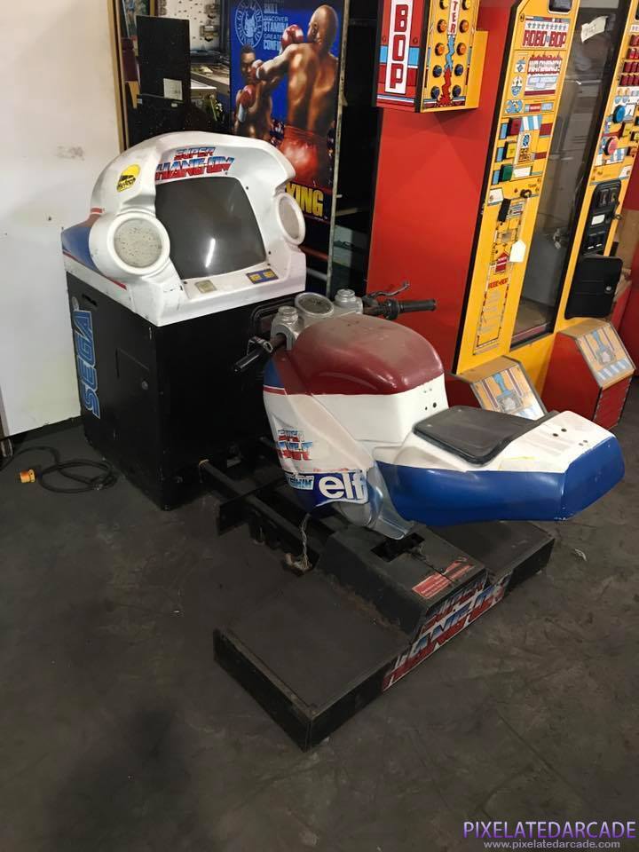 Super Hang-On Photo: Super Hang-On arcade cabinet - Bike version