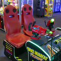 Space Invaders Frenzy arcade cabinet - Controls and Seats