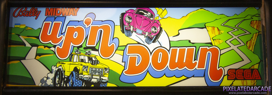 Up 'n Down Photo: Up 'n Down arcade cabinet - Marquee