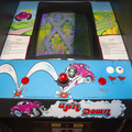 Up 'n Down arcade cabinet - Controls and monitor