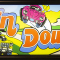 Up 'n Down arcade cabinet - Marquee