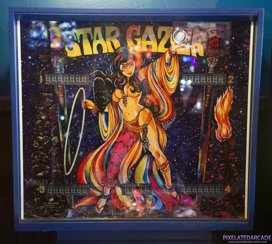Star Gazer Photo: Star Gazer pinball cabinet - Backglass