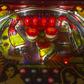 Laser Ball pinball cabinet - Upper playfield