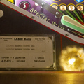 Laser Ball pinball cabinet - Scoring card