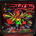 Laser Ball pinball cabinet - Backbox