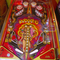Mata Hari pinball cabinet - Playfield (not illuminated)