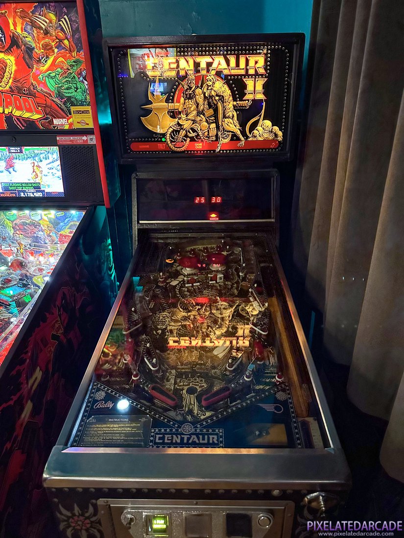 Centaur II Photo: Centaur II pinball cabinet - Front