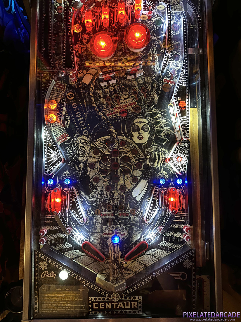 Centaur II Photo: Centaur II pinball cabinet - Playfield