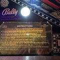 Centaur II pinball cabinet - Instruction card