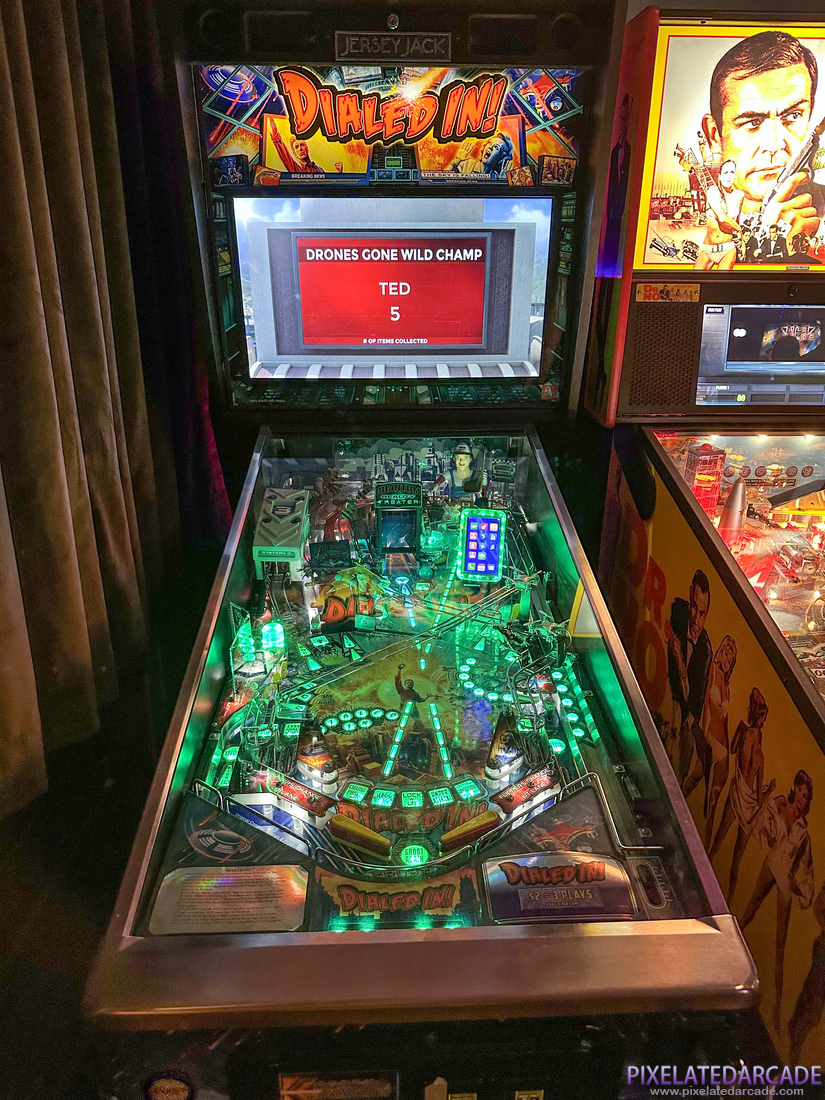 Dialed In! Photo: Dialed In! pinball cabinet