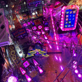 Dialed In! pinball cabinet - Playfield closeup