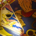 Trident pinball cabinet - Playfield detail