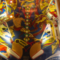 Trident pinball cabinet - Lower playfield