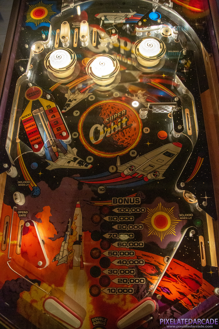 Super Orbit Photo: Super Orbit pinball cabinet - Playfield
