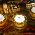 Super Orbit pinball cabinet - Pop bumpers