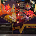 Super Orbit pinball cabinet - Lower playfield