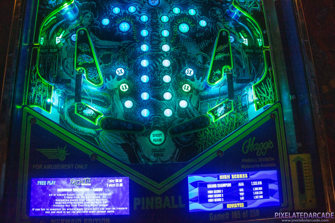 Fathom Revisited Photo: Fathom Revisited pinball cabinet - Lower playfield