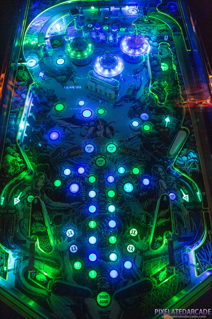 Fathom Revisited Photo: Fathom Revisited pinball cabinet - Playfield