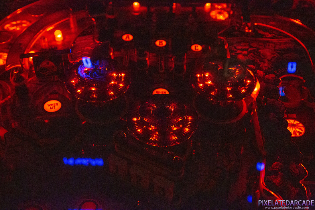Fathom Revisited Photo: Fathom Revisited pinball cabinet - Pop bumpers