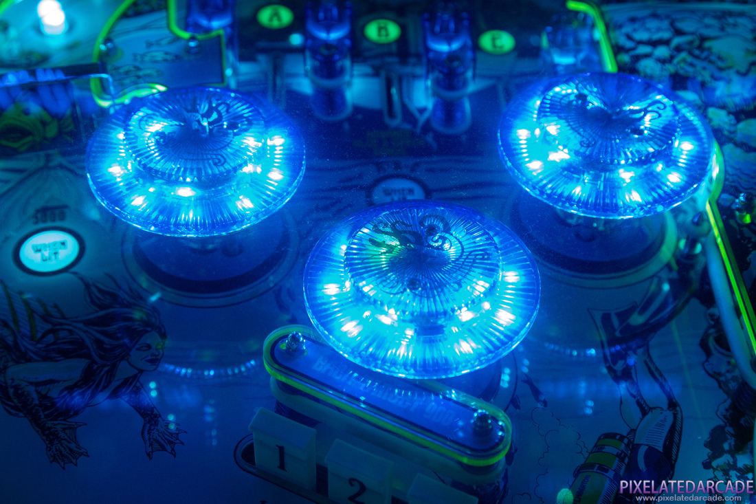 Fathom Revisited Photo: Fathom Revisited pinball cabinet - Pop bumpers