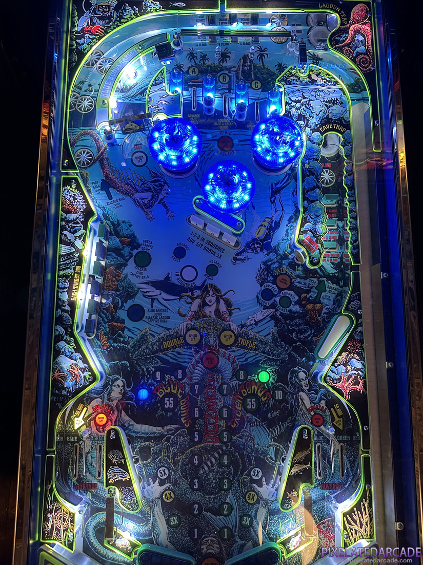 Fathom Revisited Photo: Fathom Revisited pinball cabinet - Playfield