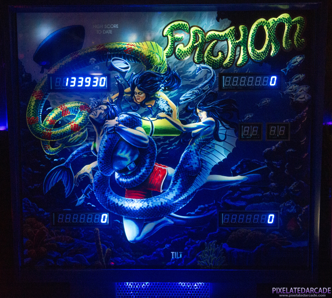 Fathom Revisited Photo: Fathom Revisited pinball cabinet - Backbox