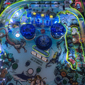 Fathom Revisited pinball cabinet - Upper playfield