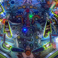 Fathom Revisited pinball cabinet - Lower playfield