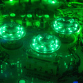 Fathom Revisited pinball cabinet - Pop bumpers