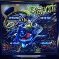 Fathom Revisited pinball cabinet - Backbox