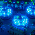 Fathom Revisited pinball cabinet - Pop bumpers